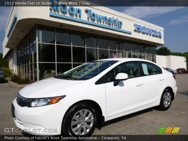 2012 Honda Civic LX Sedan in Taffeta White
