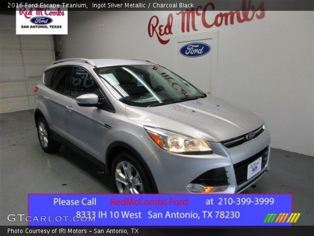 2016 Ford Escape Titanium in Ingot Silver Metallic