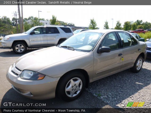 2003 Chevrolet Cavalier Sedan in Sandrift Metallic