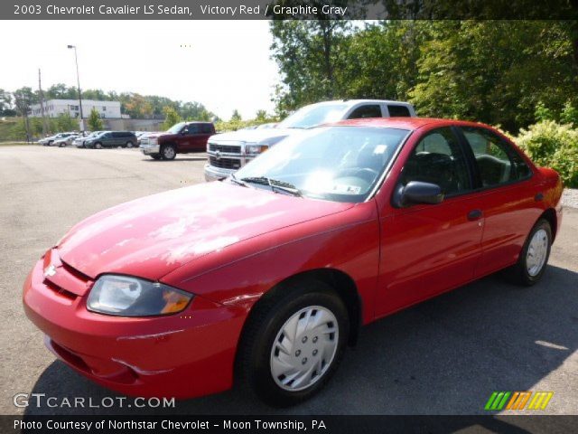 2003 Chevrolet Cavalier LS Sedan in Victory Red