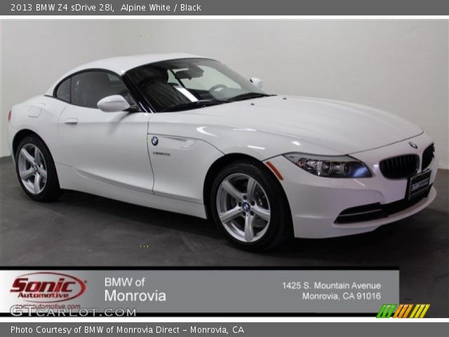 2013 BMW Z4 sDrive 28i in Alpine White