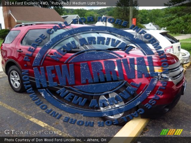 2014 Ford Explorer 4WD in Ruby Red