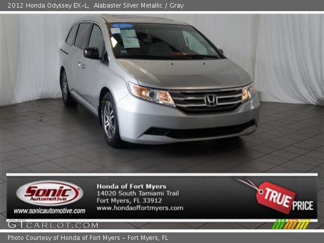 2012 Honda Odyssey EX-L in Alabaster Silver Metallic