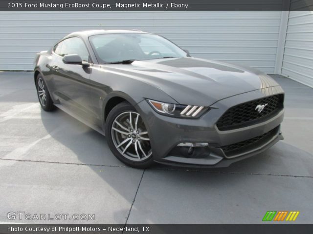 2015 Ford Mustang EcoBoost Coupe in Magnetic Metallic