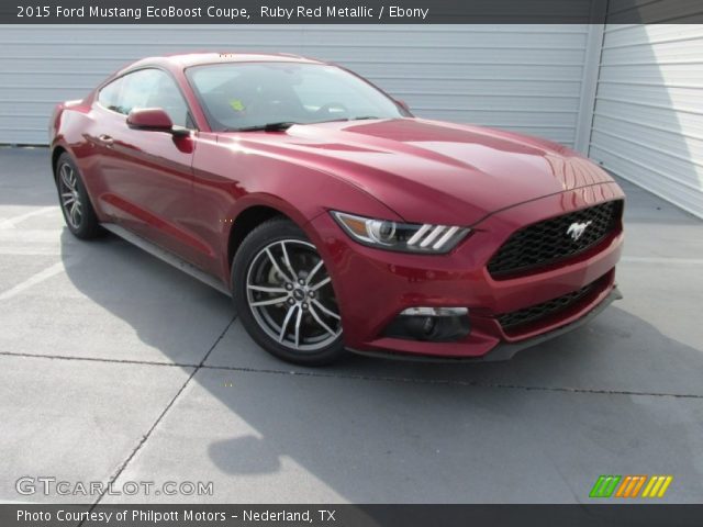 2015 Ford Mustang EcoBoost Coupe in Ruby Red Metallic
