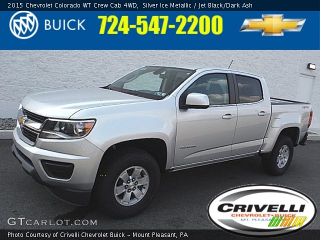 2015 Chevrolet Colorado WT Crew Cab 4WD in Silver Ice Metallic