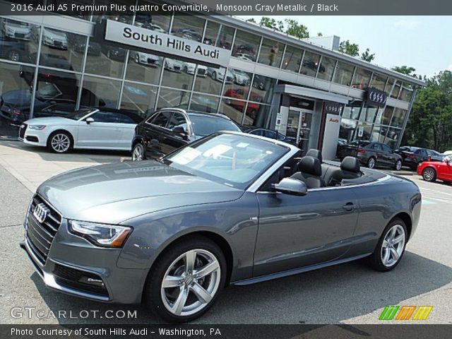 2016 Audi A5 Premium Plus quattro Convertible in Monsoon Gray Metallic