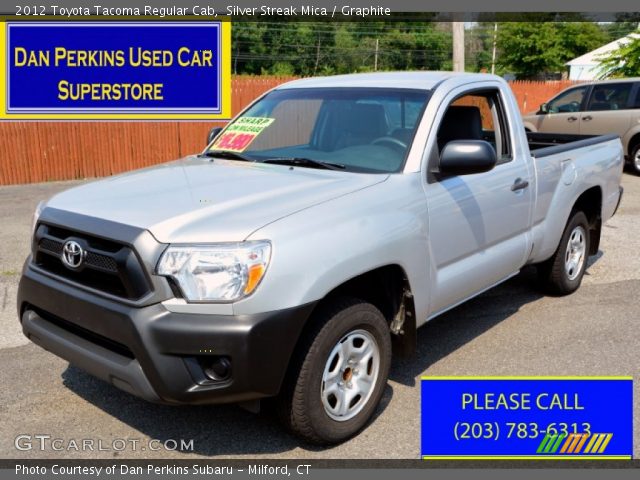 2012 Toyota Tacoma Regular Cab in Silver Streak Mica