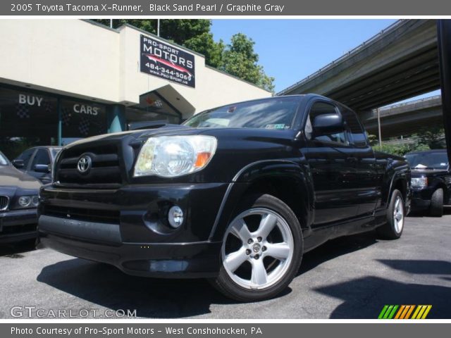 2005 Toyota Tacoma X-Runner in Black Sand Pearl