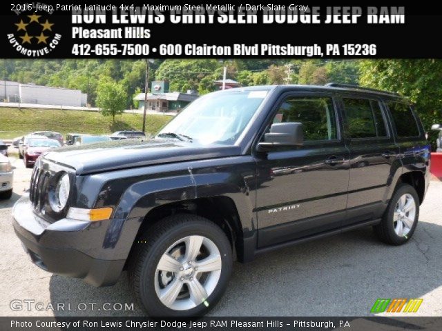 2016 Jeep Patriot Latitude 4x4 in Maximum Steel Metallic