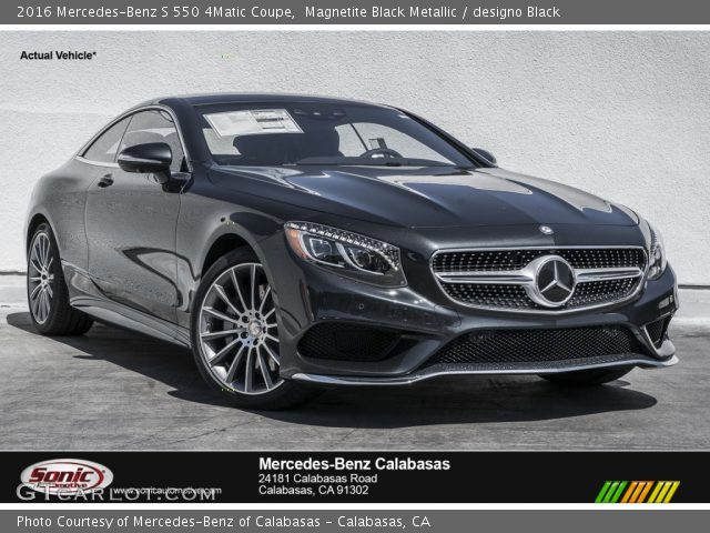 2016 Mercedes-Benz S 550 4Matic Coupe in Magnetite Black Metallic