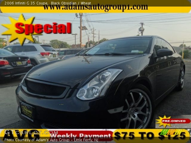 2006 Infiniti G 35 Coupe in Black Obsidian