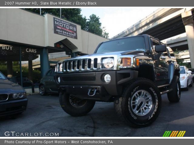 2007 Hummer H3  in Slate Blue Metallic