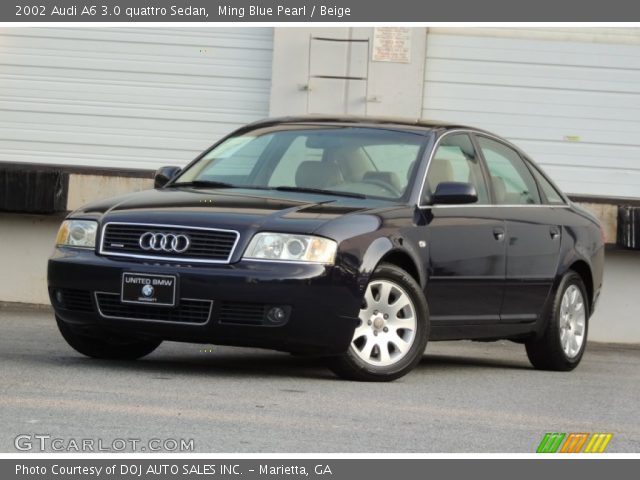 2002 Audi A6 3.0 quattro Sedan in Ming Blue Pearl