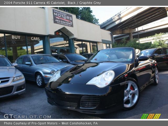 2004 Porsche 911 Carrera 4S Cabriolet in Black