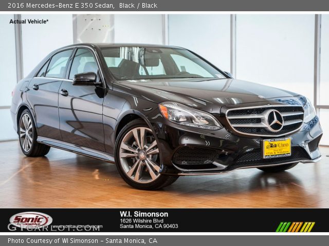 2016 Mercedes-Benz E 350 Sedan in Black