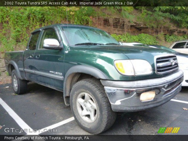 2002 Toyota Tundra SR5 Access Cab 4x4 in Imperial Jade Green Mica