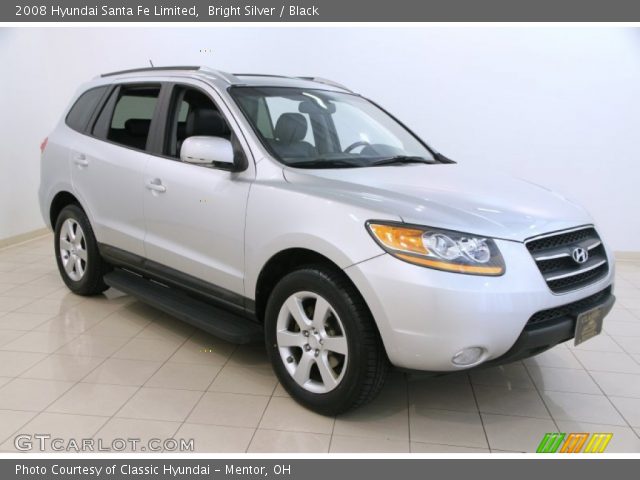 2008 Hyundai Santa Fe Limited in Bright Silver