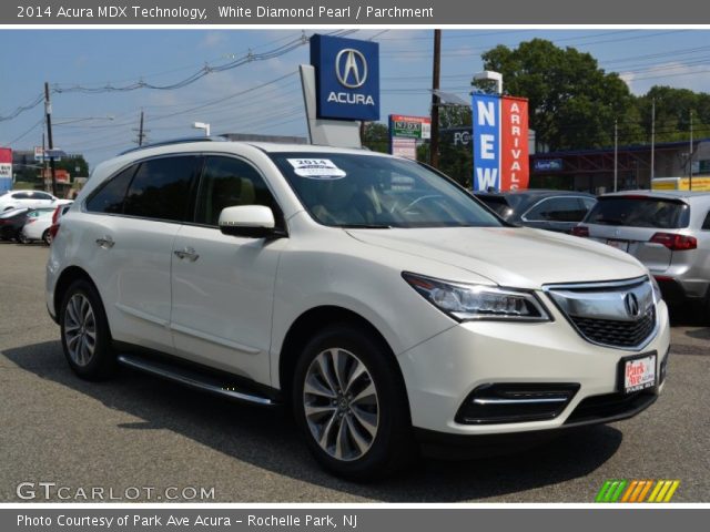 2014 Acura MDX Technology in White Diamond Pearl