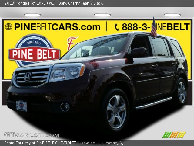 2013 Honda Pilot EX-L 4WD in Dark Cherry Pearl