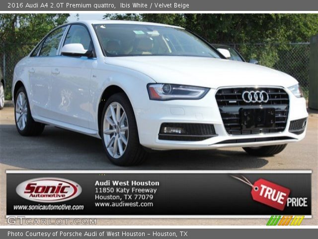 2016 Audi A4 2.0T Premium quattro in Ibis White