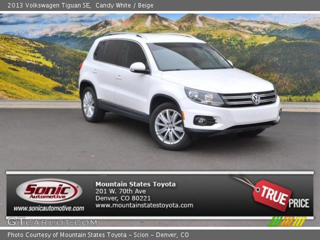 2013 Volkswagen Tiguan SE in Candy White