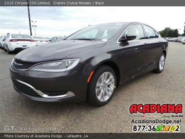 2016 Chrysler 200 Limited in Granite Crystal Metallic