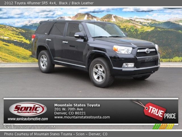 2012 Toyota 4Runner SR5 4x4 in Black