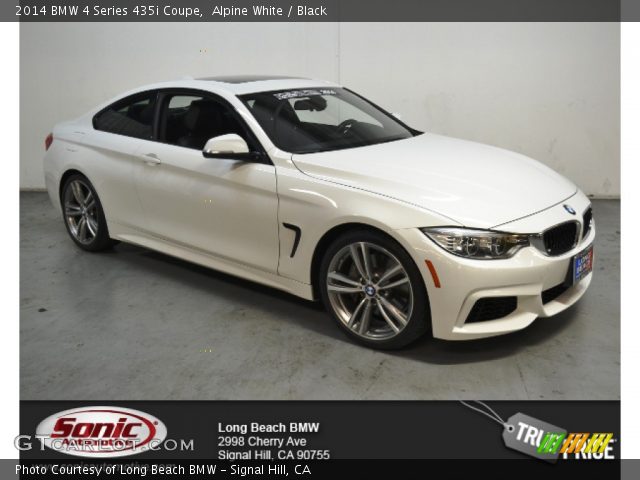 2014 BMW 4 Series 435i Coupe in Alpine White