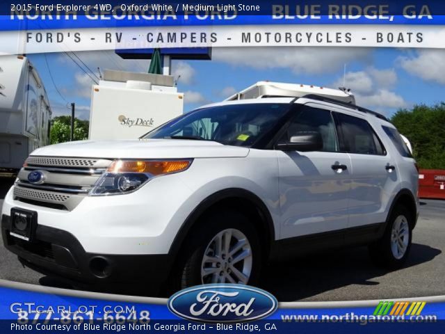 2015 Ford Explorer 4WD in Oxford White
