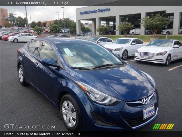 2016 Hyundai Elantra SE in Blue