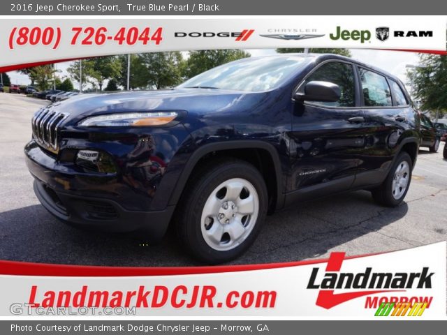 2016 Jeep Cherokee Sport in True Blue Pearl