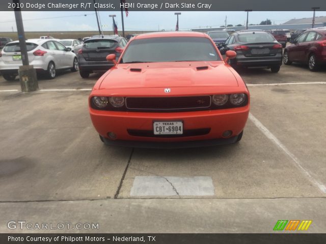 2010 Dodge Challenger R/T Classic in HEMI Orange