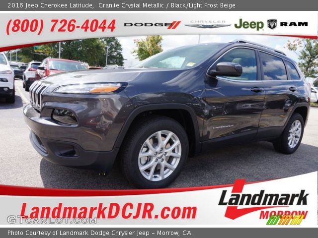 2016 Jeep Cherokee Latitude in Granite Crystal Metallic