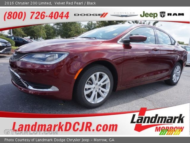 2016 Chrysler 200 Limited in Velvet Red Pearl