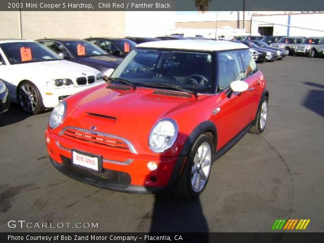 2003 Mini Cooper S Hardtop in Chili Red