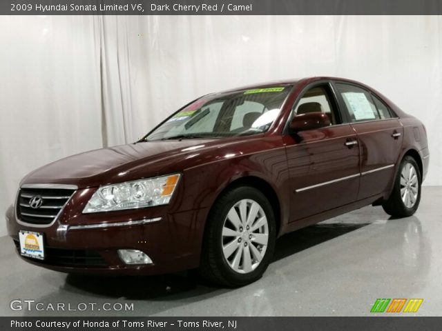 2009 Hyundai Sonata Limited V6 in Dark Cherry Red