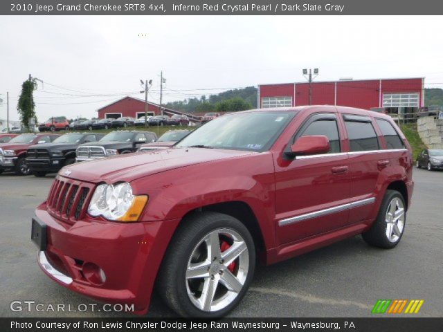 2010 Jeep Grand Cherokee SRT8 4x4 in Inferno Red Crystal Pearl