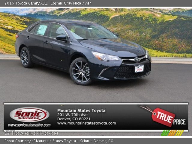 2016 Toyota Camry XSE in Cosmic Gray Mica