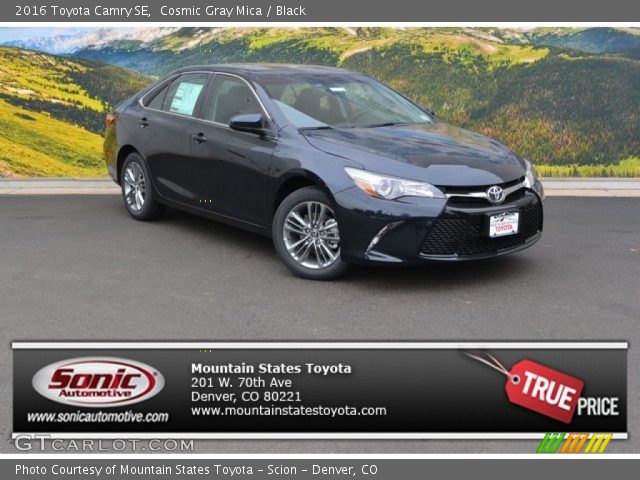 2016 Toyota Camry SE in Cosmic Gray Mica