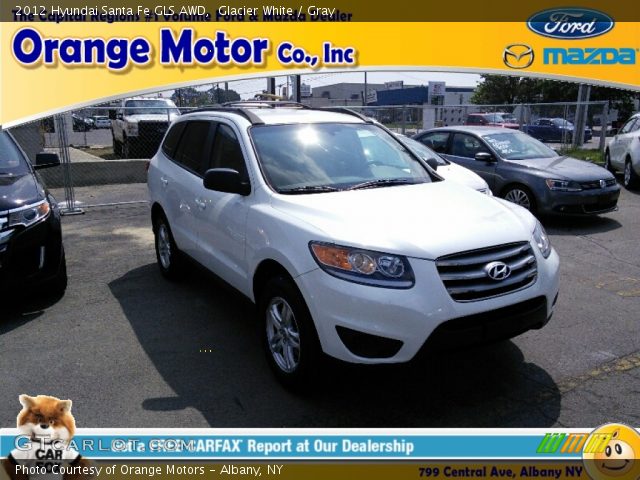 2012 Hyundai Santa Fe GLS AWD in Glacier White