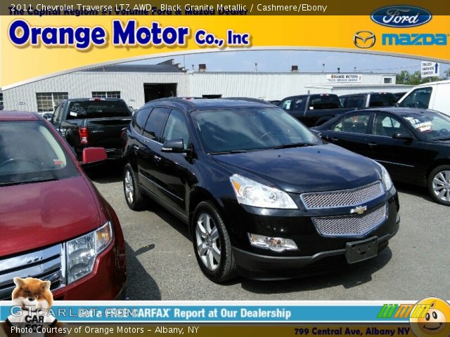 2011 Chevrolet Traverse LTZ AWD in Black Granite Metallic
