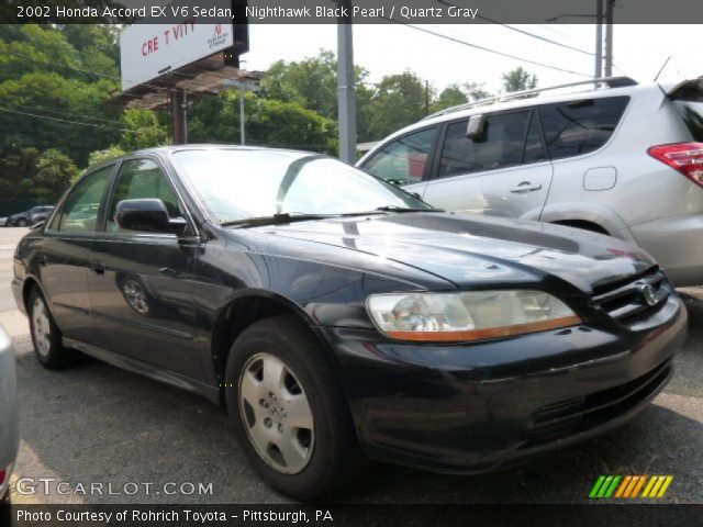 2002 Honda Accord EX V6 Sedan in Nighthawk Black Pearl