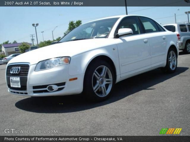 2007 Audi A4 2.0T Sedan in Ibis White