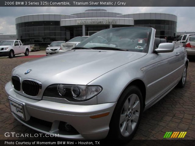 2006 BMW 3 Series 325i Convertible in Titanium Silver Metallic