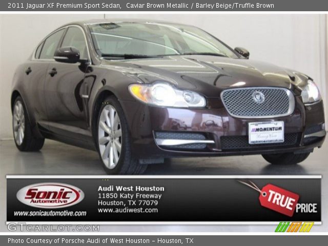 2011 Jaguar XF Premium Sport Sedan in Caviar Brown Metallic