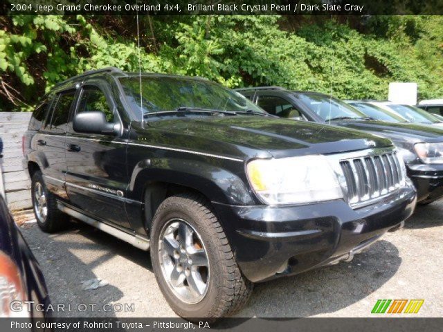 2004 Jeep Grand Cherokee Overland 4x4 in Brillant Black Crystal Pearl