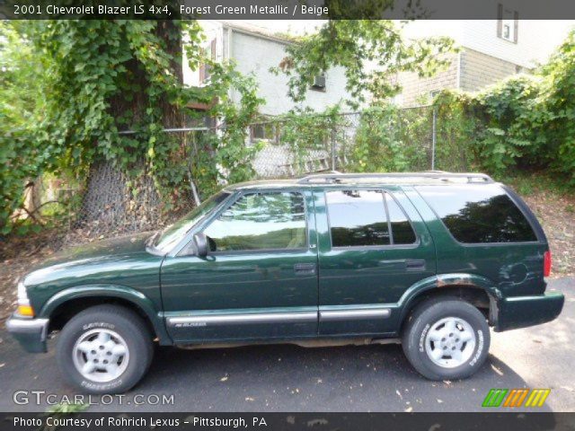 2001 Chevrolet Blazer LS 4x4 in Forest Green Metallic