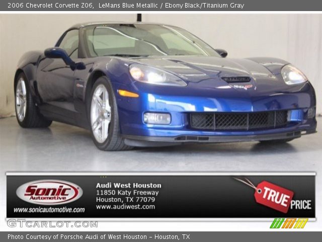 2006 Chevrolet Corvette Z06 in LeMans Blue Metallic