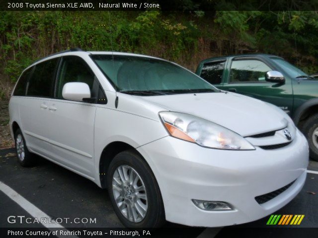 2008 Toyota Sienna XLE AWD in Natural White